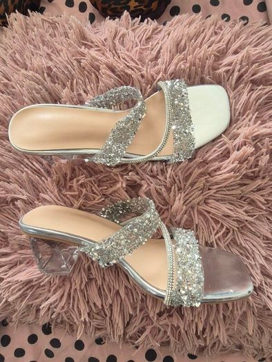 Brand New Silver Sandals / Shoes Size 5