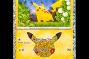 Pikachu 045/128 Holo Rare 23/30 30th Celebration Anniversary Pokemon Card