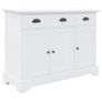 Sideboard with 3 Doors MDF and Pinewood 105x35x77.5 cm Image 8