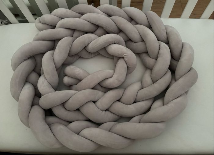 cot braided bumper grey