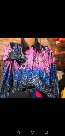 Joanne Hynes Sequins Jacket Size Medium