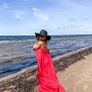 Red maxi dress Image 3