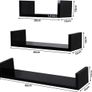 New Set of 3 Floating Wall Shelves - FREE P&P Image 2