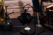 3in1 Set: Witchy Tea Light Holder &amp; Aroma Oil Burner - unique gift