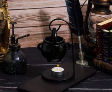 3in1 Set: Witchy Tea Light Holder & Aroma Oil Burner - unique gift