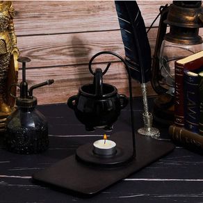 3in1 Set: Witchy Tea Light Holder & Aroma Oil Burner - unique gift