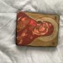 Hand Painted Madonna and child Icon Image 6
