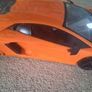Large Orange Lamborghini Aventador Toy Car (No Remote Control) Image 2