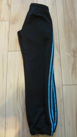 Adidas ladies/girls sports black & turquoise bottoms size 8 or extra small