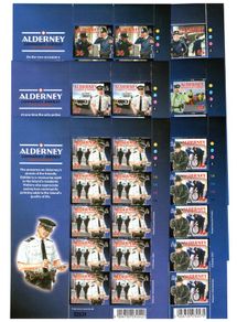 2003 Alderney Community Services (3rd Series) Alderney Police Stamp Sheetlet Mint Never Hinged (MNH)