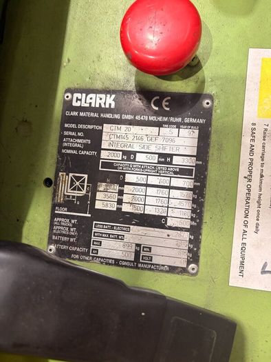 Clark - CTM20 Forklift