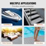 Boat Flooring, EVA Foam Boat Decking 240 x 116.1 cm, Non-Slip Self-Adhesive Flooring, 2.78 m Marine Carpet for Boats, Yacht, Pontoon, Kayak Decking Image 6