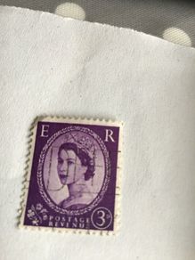 Old British Queen Elizabeth stamp