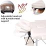 MASSIVE SALE Portable Massage Bed Table - 3-Section Aluminium Foldable Beauty Couch for Reiki Therapy Treatment Salon Healing - Metal Headrest Support/with Carry Bag Image 4