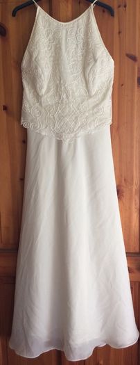 Lace/chiffon dress