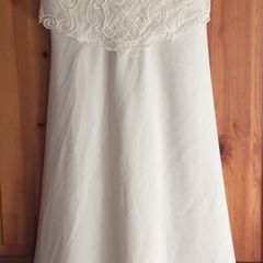 Lace/chiffon dress