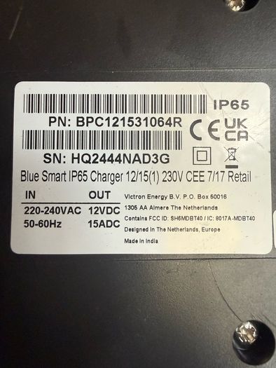 Victron Blue smart battery charger 15A