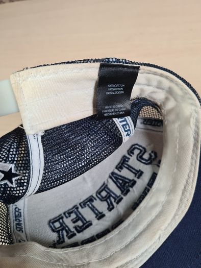 STARTER ATHLETIC DEPT baseball cap Mesh Trucker hat snapback white navy