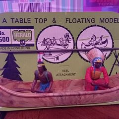 Herald Indian Canoe,mint in packaging