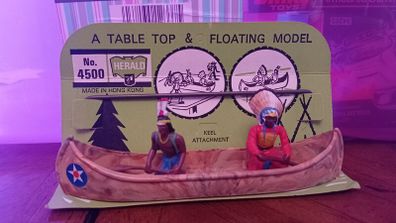 Herald Indian Canoe,mint in packaging