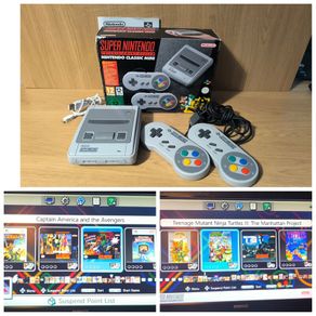 Nintendo SNES mini classic with 200 games