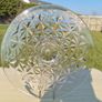 Large glass decorative plate Image 2