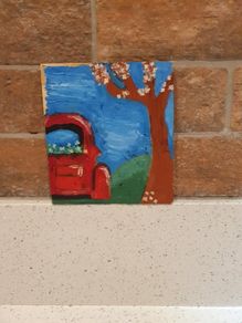 Oil Painting On Woodbig Clearout, Make An Offer