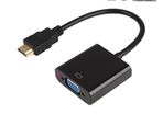 HDMI Male to VGA Female 1080P Chipset Adapter Video Cord Converter Cable