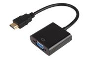 HDMI Male to VGA Female 1080P Chipset Adapter Video Cord Converter Cable