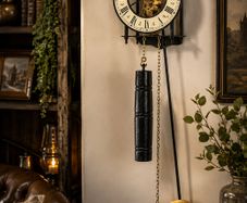 Hermle Skeleton-Design  Pendulum Wall Clock
