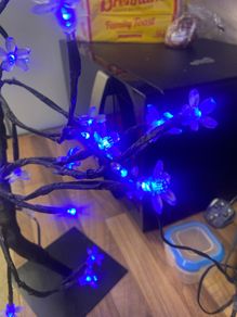 Led flower lamp