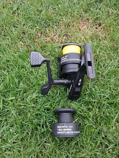 fishing reel + spare spool.