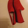 Ladies Red  Slip-On Shoe.  S.5.  New- No Tag. Image 4