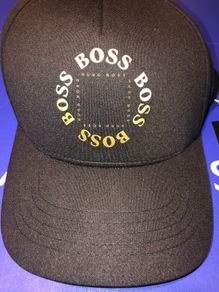 Hugo Boss Black Gold logo Cap brand new