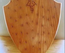 Solid oak medal display Irish Dancing