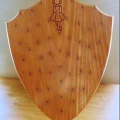 Solid oak medal display Irish Dancing