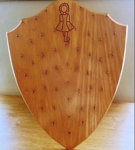 Solid oak medal display Irish Dancing