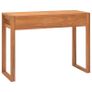 Desk with 2 Drawers 100x40x75 cm Recycled Teak Wood Image 6