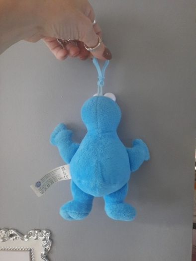 cookie monster bag charm