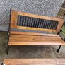 Cast iron Garden table and 2 bench Image 8