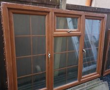 Double glazed PVC windows