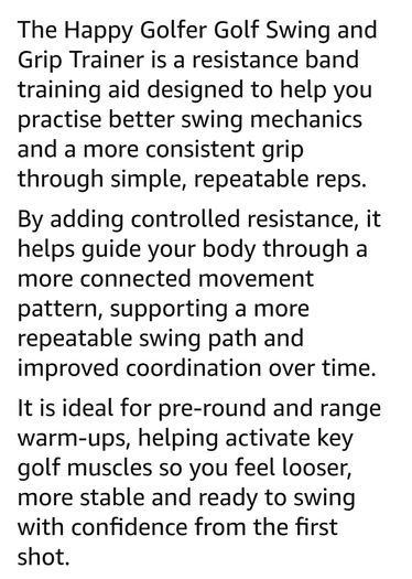 Happy Golfer Swing & Grip Training Aid