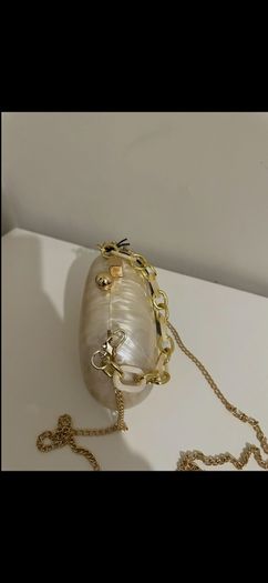 River island Marble hard shell clutch bag