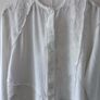 Massimo Dutti White Embroidered Blouse Image 4
