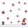 Snowflake Wall and Window Decals, Snowflake Sticker, Snow Window Decor, Snowflake Decorations,  Removable Christmas Vinyl Wall Decal Image 5