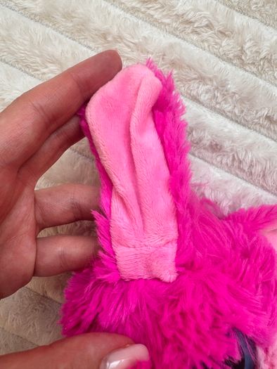 Scruff-A-Luvs Pink Puppy Dog Soft Plush approx. 23 cm. Used Dirty Please see photos