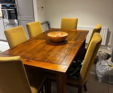 Dining table and chairs