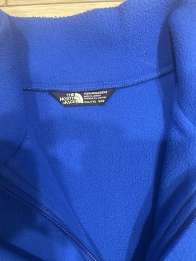 The North Face Blue 1/4 Zip Fleece (size: boys XXL)