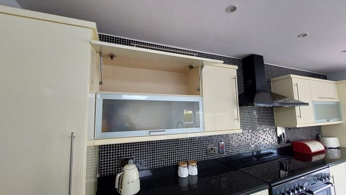 Cream High Gloss Kitchen