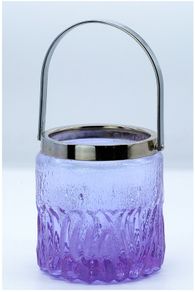 Alexandrite Neodymium Purple Glass Ice Effect Ice Bucket,